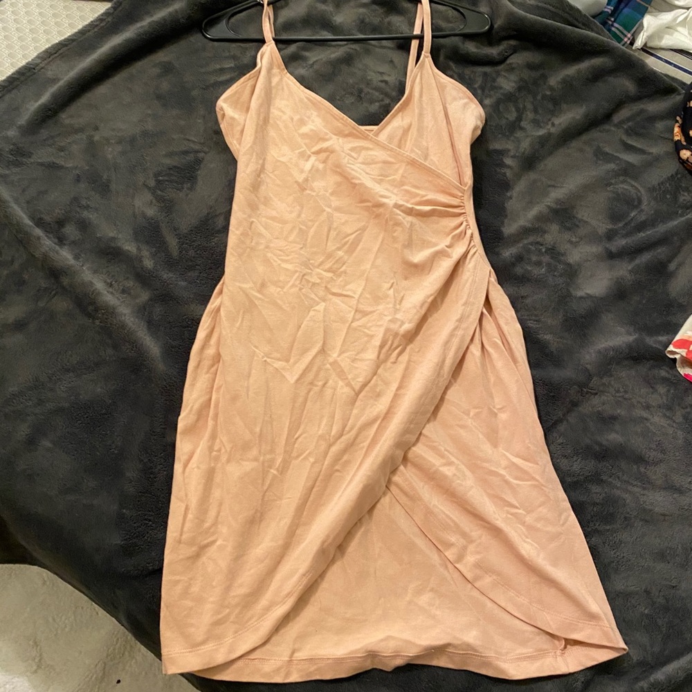 Pink mini dress